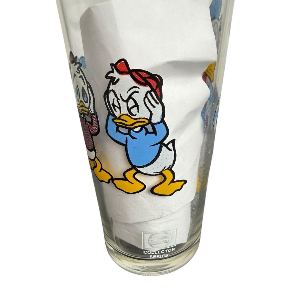 Vintage 1978 Donald Duck Pepsi Collector Series Glass Walt Disney 6” Clear - Picture 3 of 4